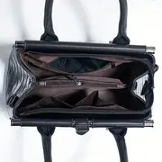 fashion top handle satchel bag trendy crossbody bag womens casual handbag shoulder bag purse details 6