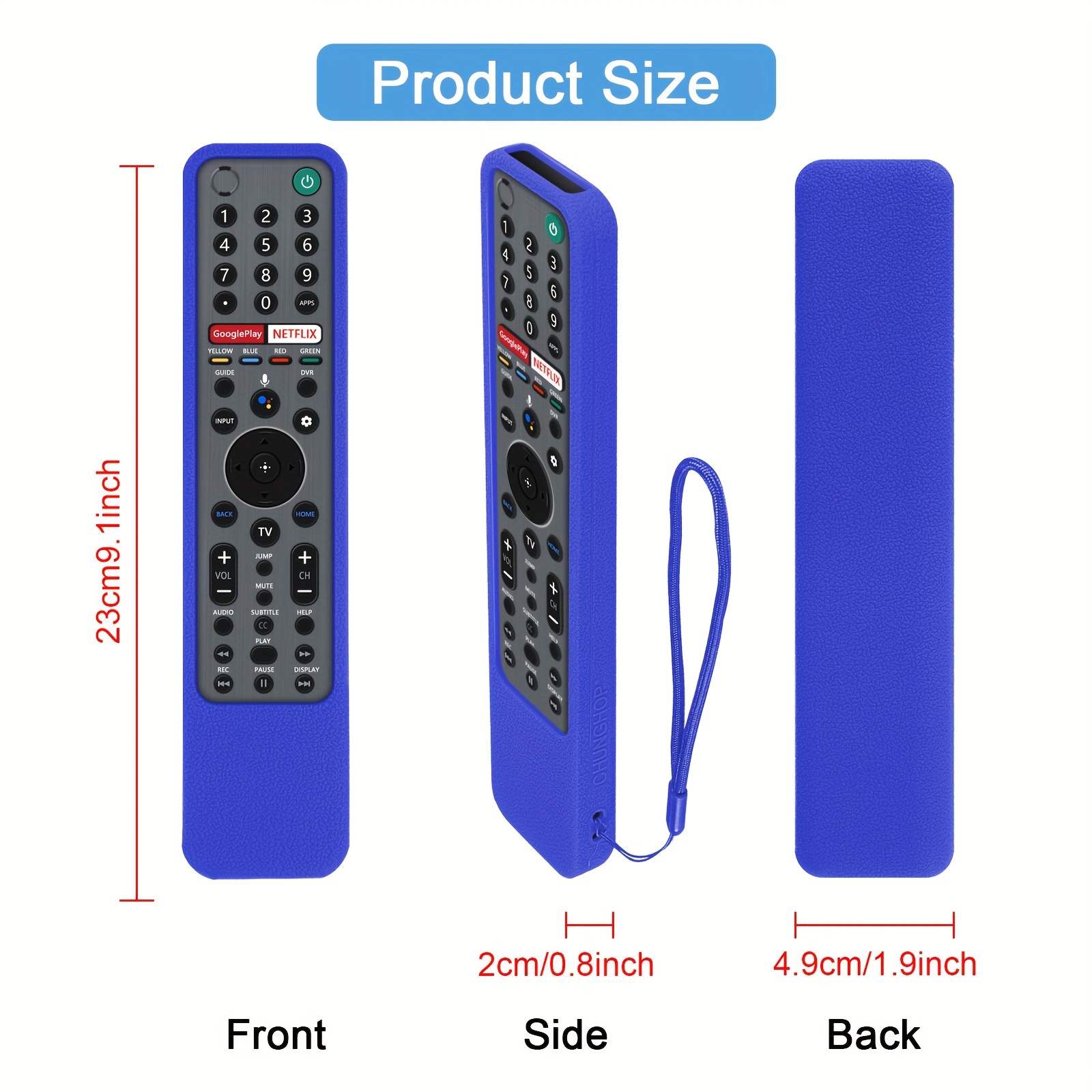 universal original silicone nonslip tv remote