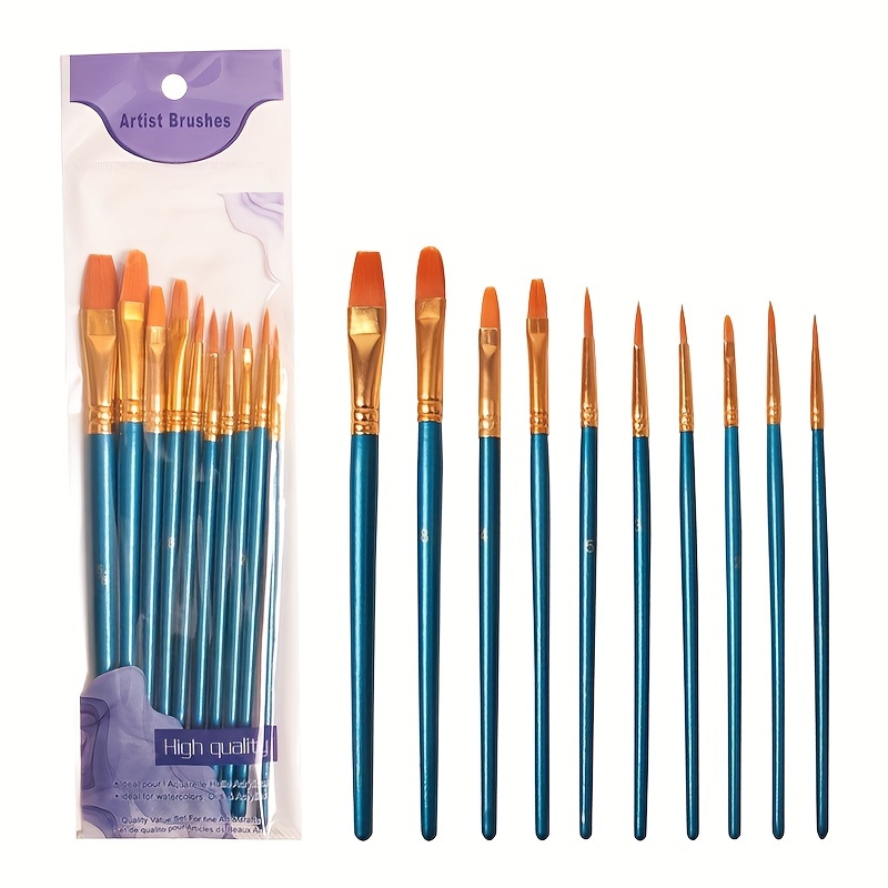 Oil Painting Brush Set Artist Painting Brush Nylon Material - Temu New  Zealand