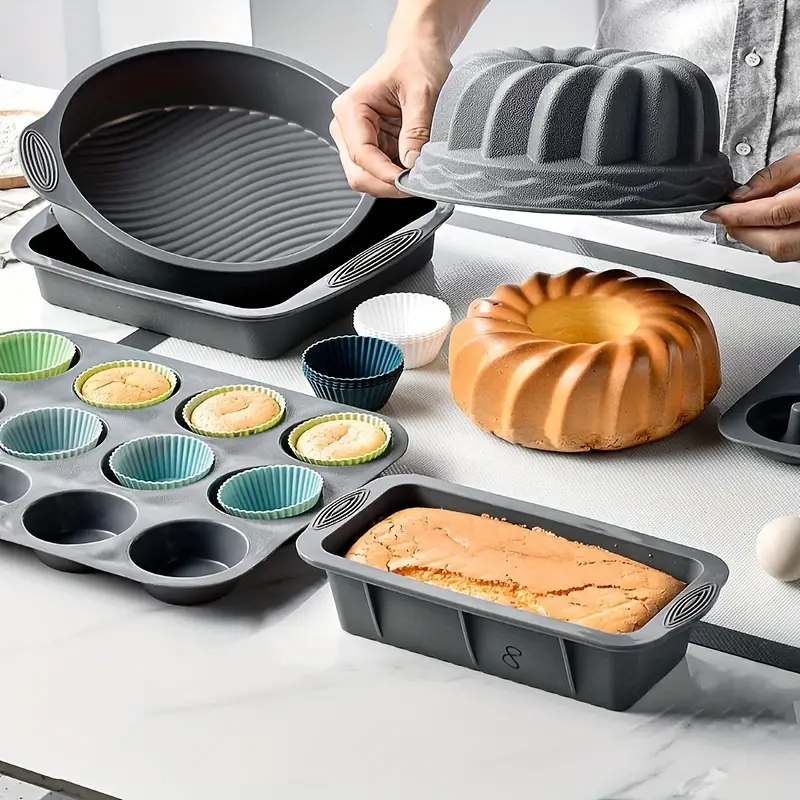 Silicone Muffin Pan Non stick Baking Cupcake Pan 12 Cavity - Temu