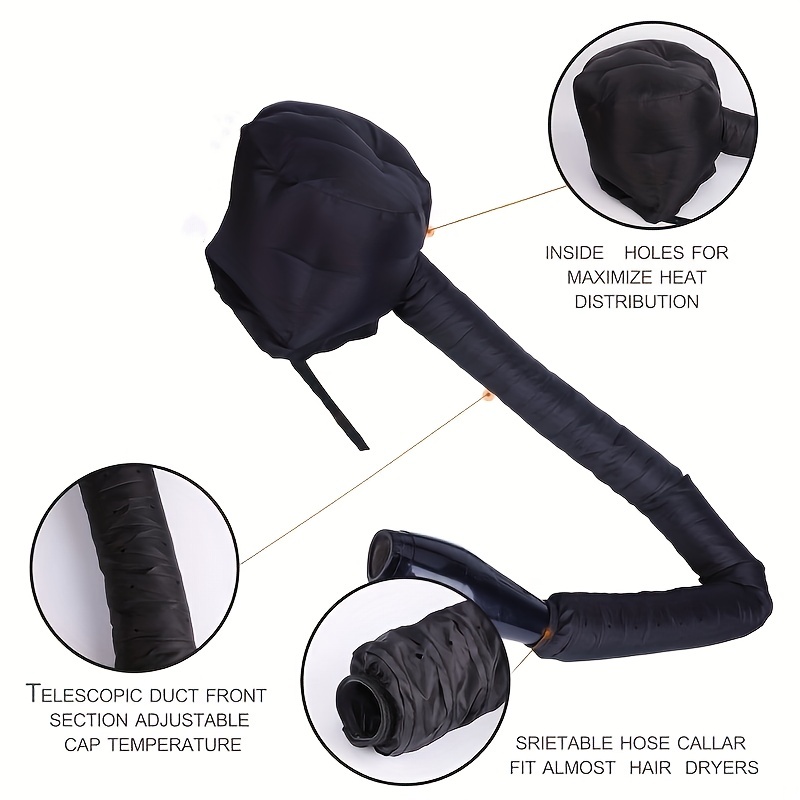 Portable Safety Hair Dryer Cap Soft Hair Drying Salon Hat