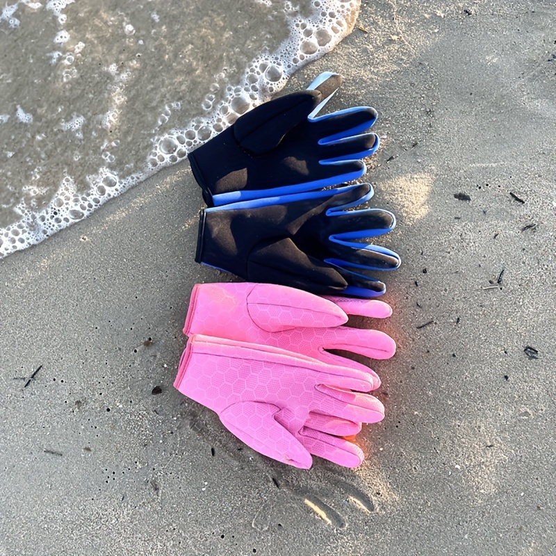 1.5mm Water Gloves Anti Slip Wetsuit Gloves Neoprene Gloves for Water  Sports (M)