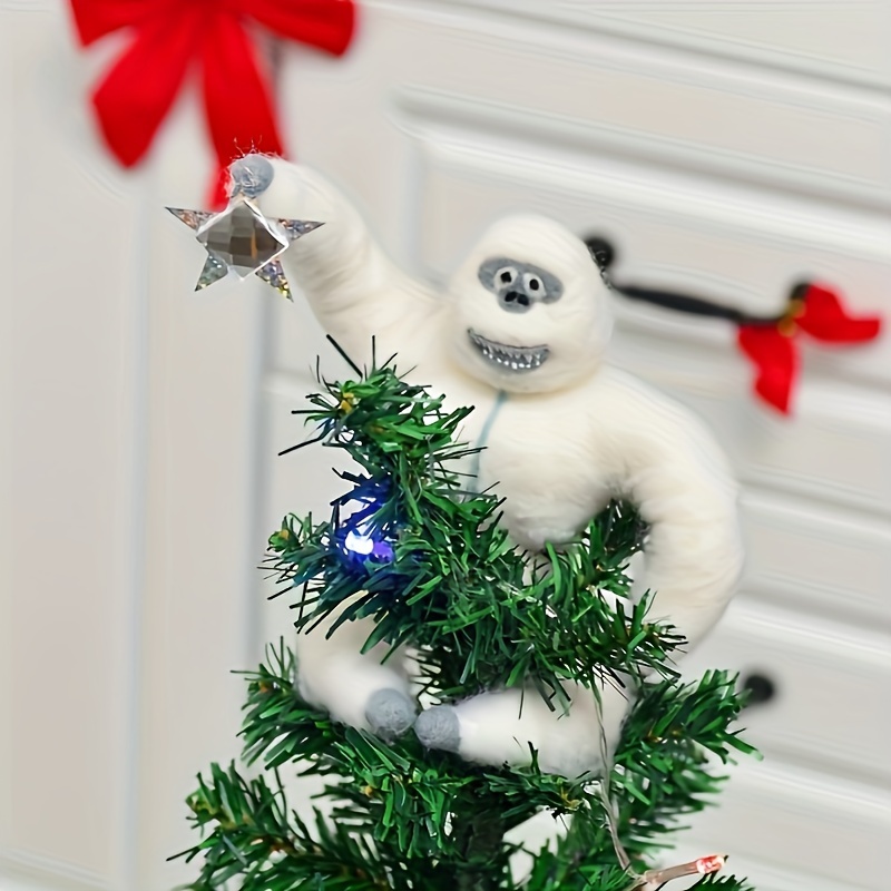 Christmas Tree Topper Abominable Snowman Funny Abominable Snow