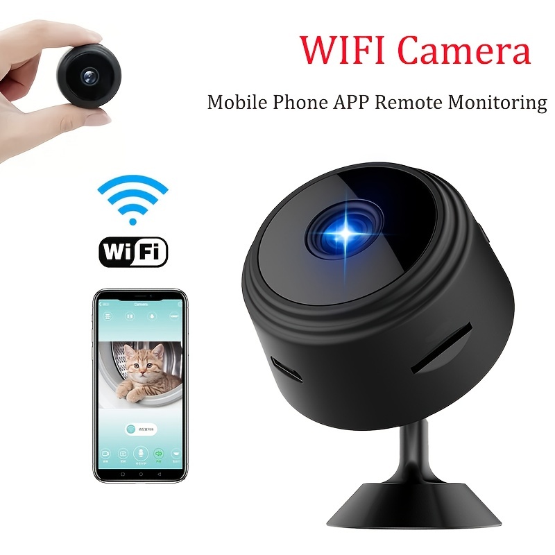 1pc A9 Mini Caméra Wifi, Maison Intelligente HD 720P Caméra IP