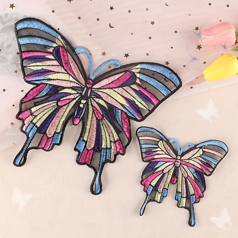 Multicolor Butterfly Iron On Patches Embroidered Motif - Temu United Arab  Emirates