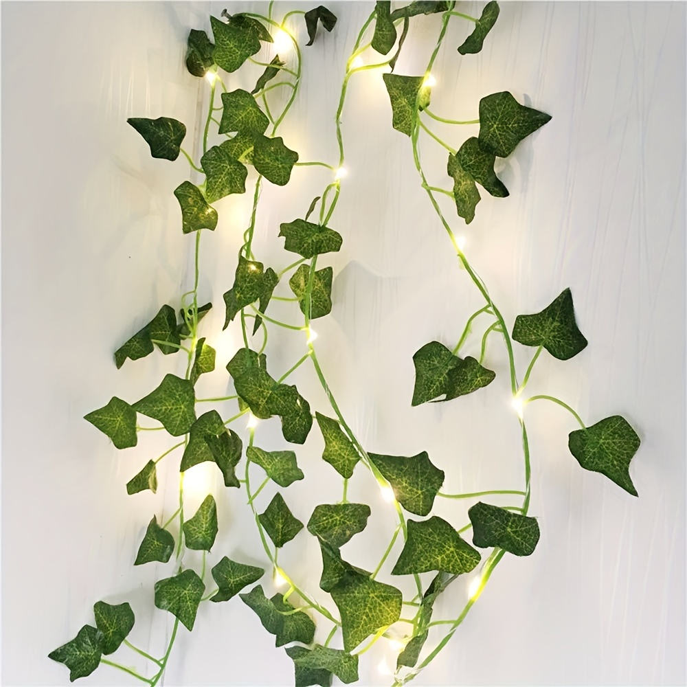 Guirlande lumineuse feuilles de lierre - Lampes et appliques Luminaires et  miroirs