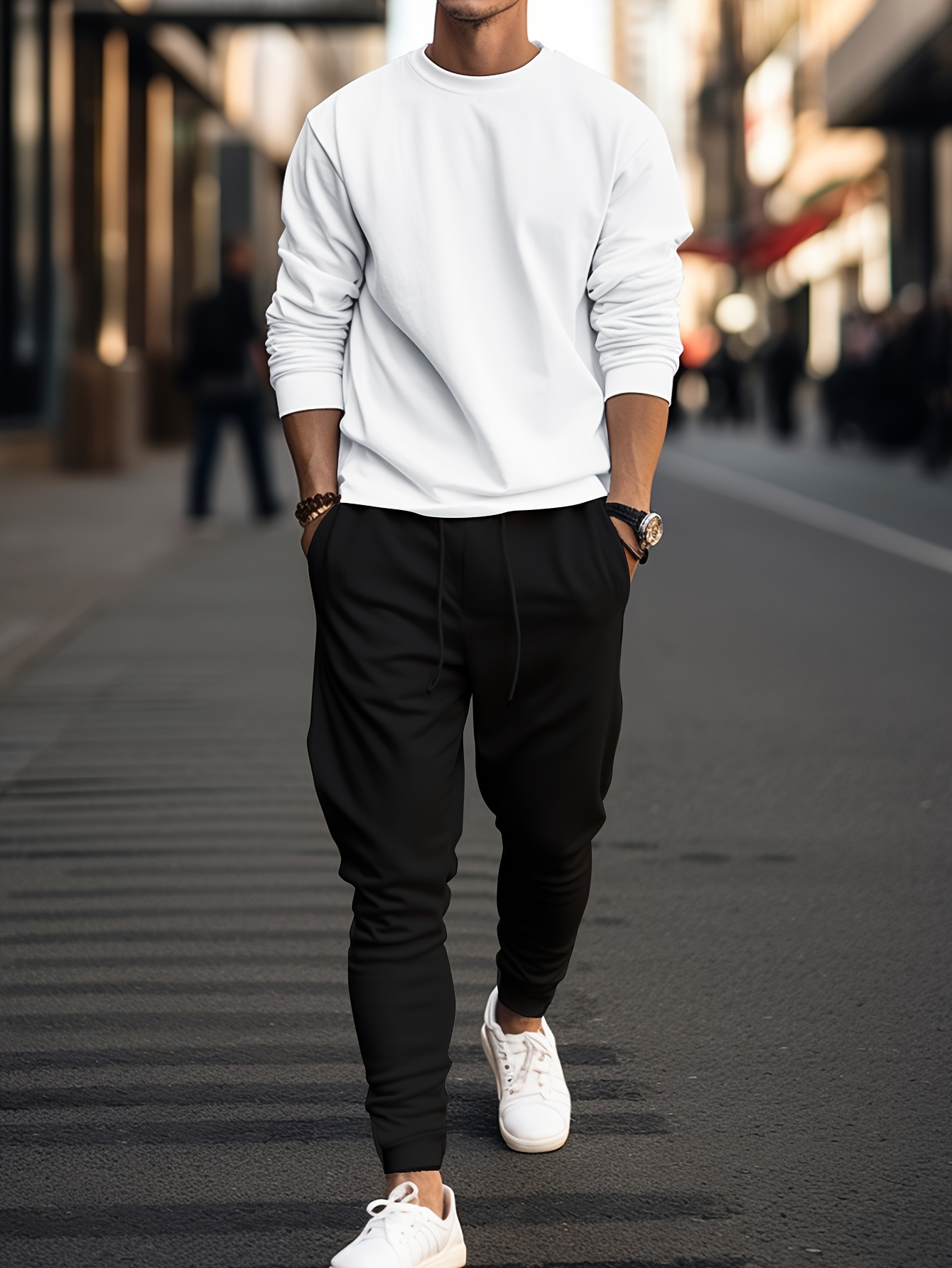 SOLID WHITE TROUSERS FOR MENS  White pants men, Pants outfit men, Mens  outfits