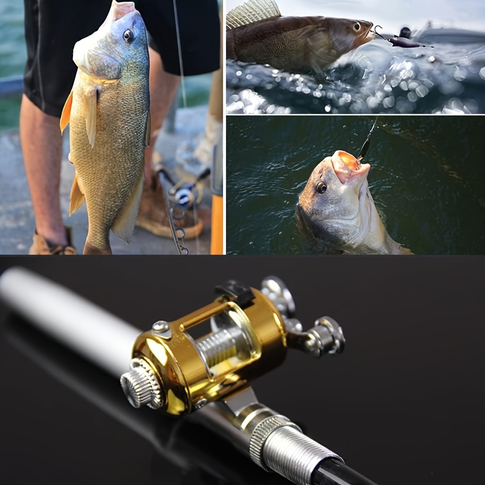 Pocket Size Fishing Rod Pen Style Fishing Pole And Reel - Temu Germany