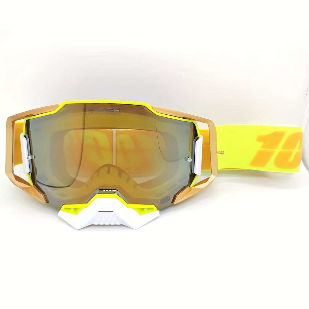 Gafas Motocross y Downhill Bmx Naranja - El Reten Del Casco