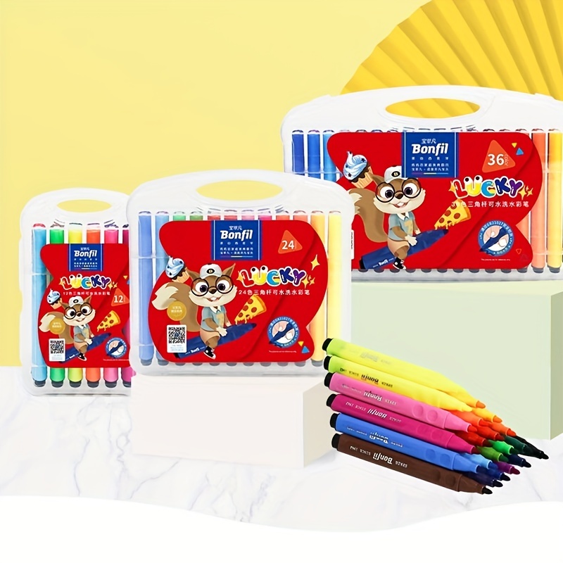 MANXINBB Markers for kids ages 4-8,2-4,Washable Markers Set,36 Colors,markets  for coloring kids : Buy Online at Best Price in KSA - Souq is now  : Toys