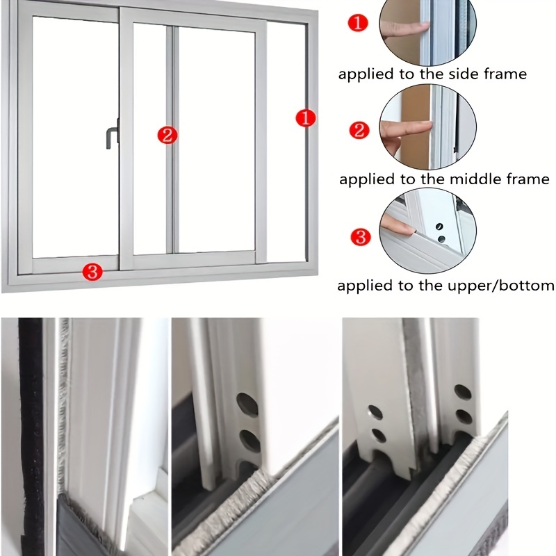 19.6 ft Rubber Door Weather Stripping Door Seal Strip for Doors &  Windows,Self-Adhesive Door Insulation Weather Strip,Soundproof Door Sealers  for Door Frame Gap Blocker(White) - Yahoo Shopping