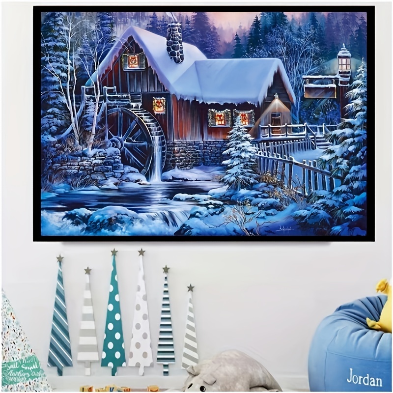 Christmas Landscape Pictures Diamond Art Painting Kits For - Temu