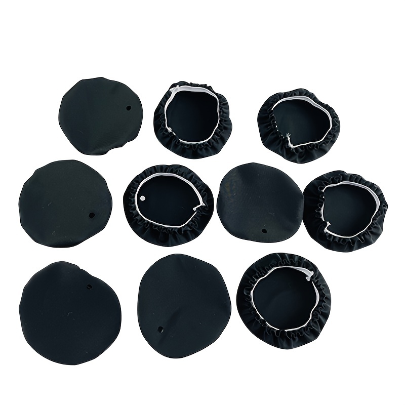 Yardwe 10pcs Black Rubber Bands Rubber Bands Black Cup Covers for Drinks  Cup Cover for Drinks Elastic Cup Cover Cup Cover for Women Headgear  Polyester