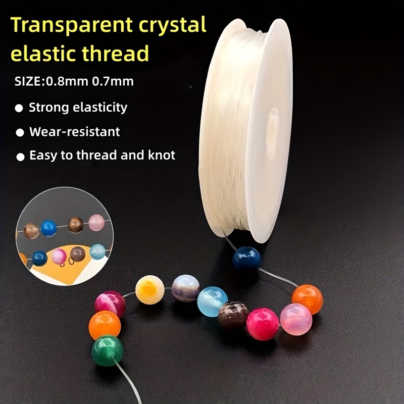 Crystal Elastic Wire Hand String Elastic Band Wire Wear - Temu