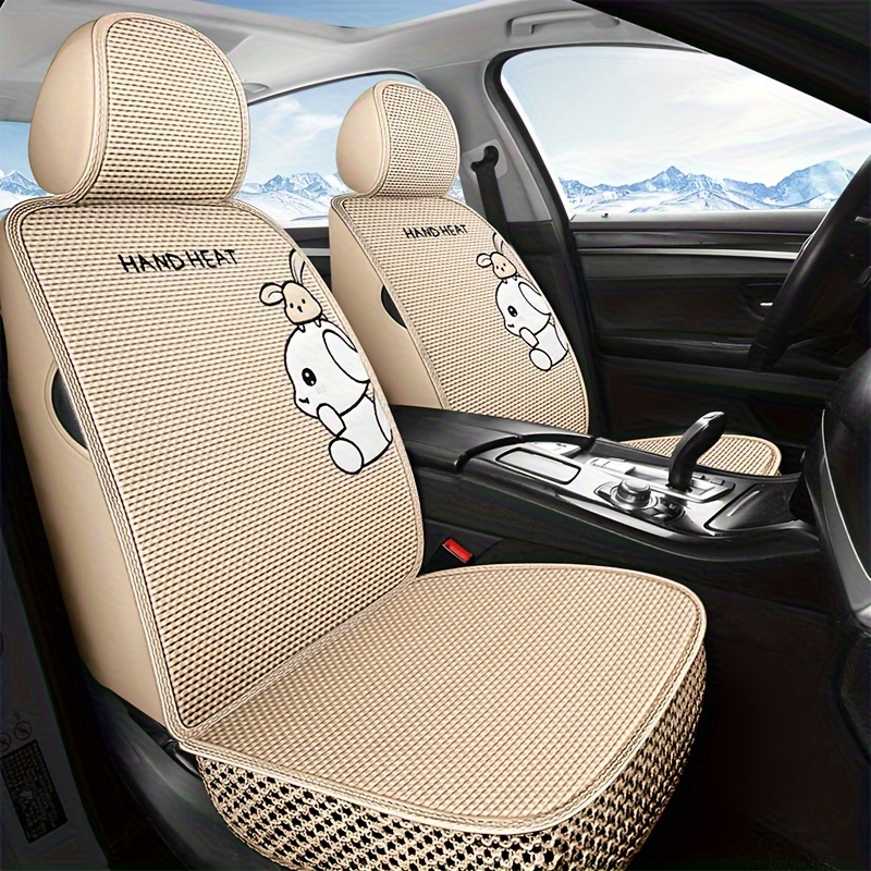 

Summer Breathable Viscose Car Seat Cover 4 Seasons Universal All-inclusive Seat Cover Wear-resistant Scratch-resistant Woven Car Cushion