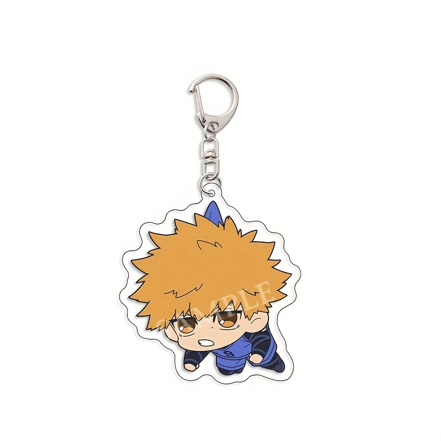 Anime BLUE LOCK Chaveiro Arcylic Keychain Figuras De Desenho