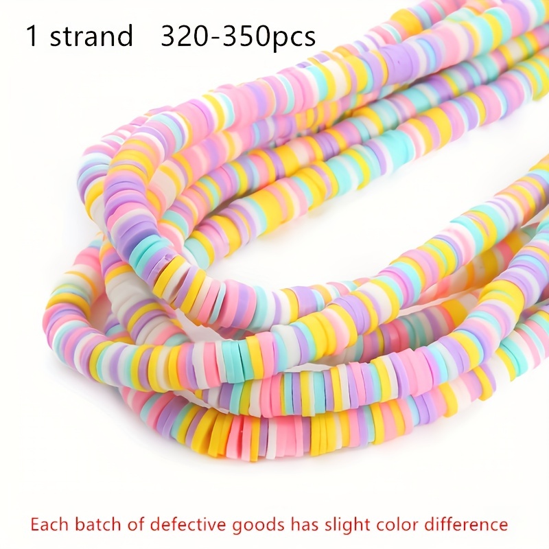 Mixed Color Polymer Clay Beads Bulk/string Loose Spacer - Temu