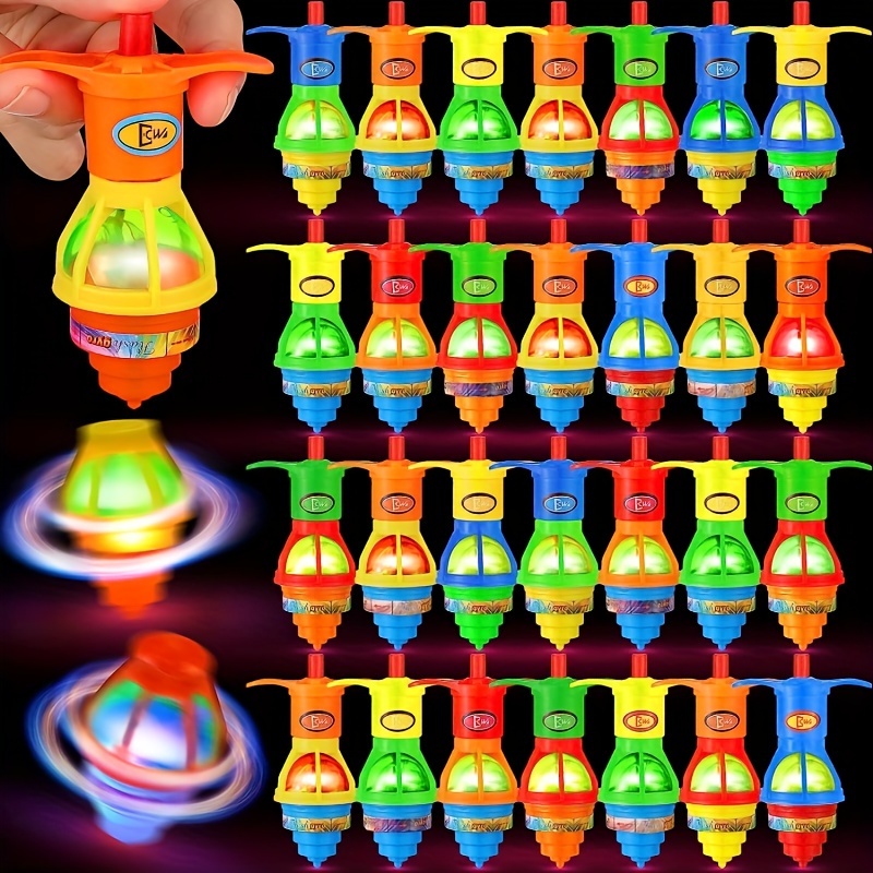peonza,Juguete Giratorio música Brillante LED para niños pequeños - Trompos  giratorios con luz LED, giroscopio, trompos para niños, favores Fiesta :  : Juguetes y Juegos