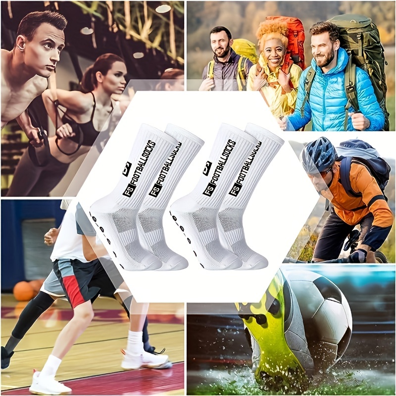 2pairs Outdoor Mid calf Thickened Football Socks
