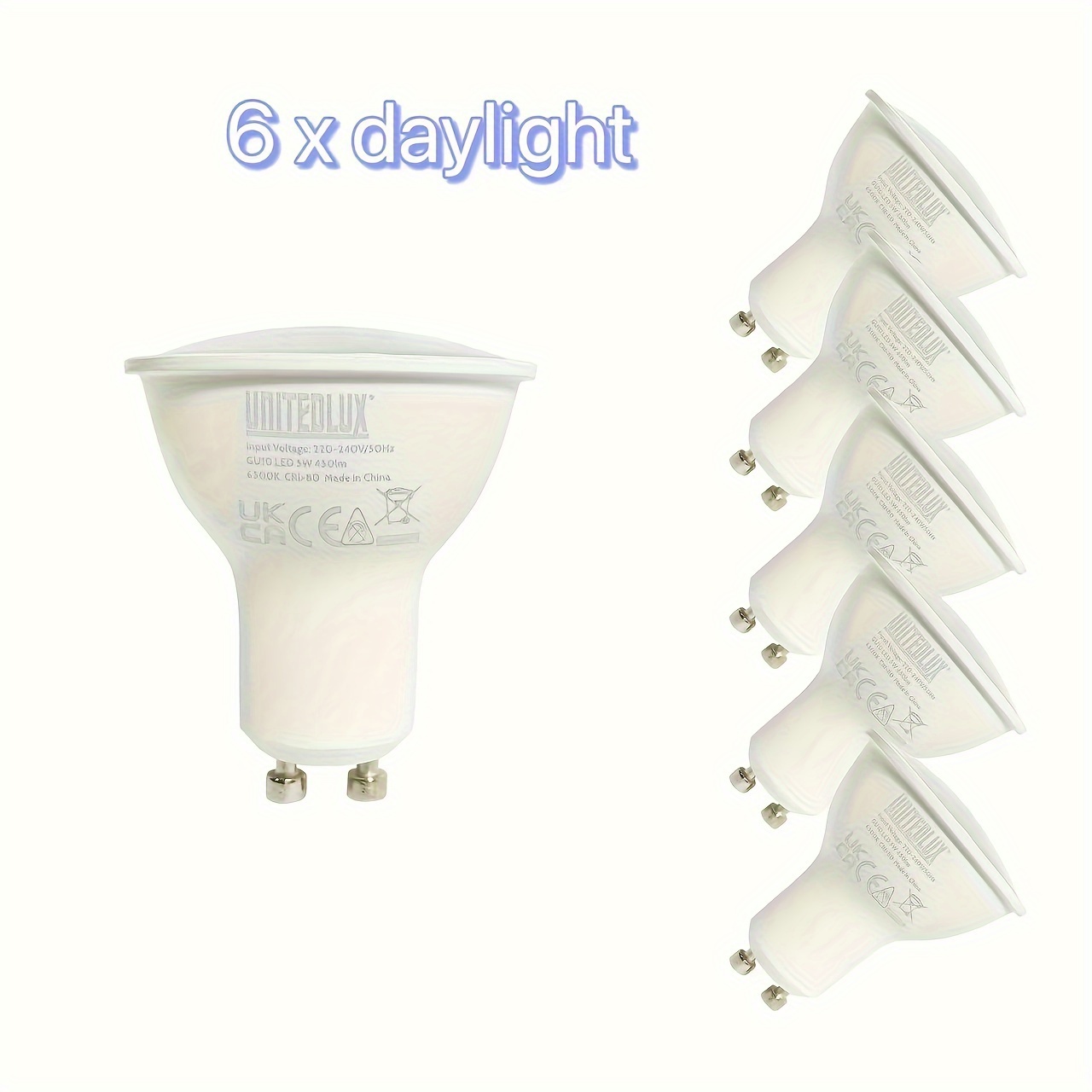 Gu10 Led Bulbs Halogen Replacement Lamps 6000k/3000k/4000k - Temu
