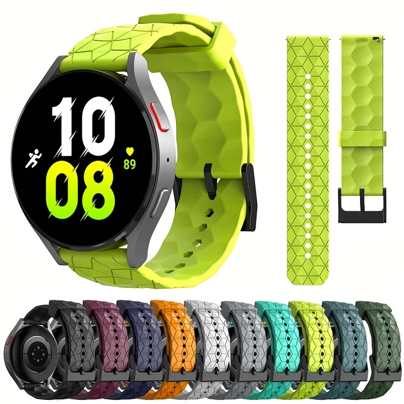 

22mm 20mm Silicone Sport Band Compatible With Samsung 5 Pro/ & 4 Classic/gear S3 & S2/active 2 Band, 20mm& 22mm Fashion Bracelet 43mm 47mm 46mm 45mm 44mm 42mm 41mm 40mm, Men & Women's Strap