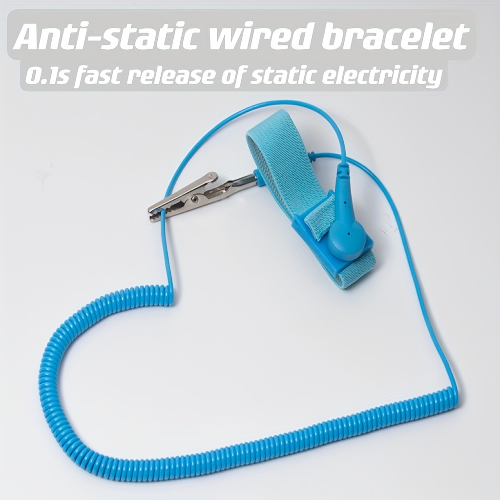 Anti Static Bracelet, Anti Static Wrist Straps, Adjustable Silicone  Bracelets, Eliminate Body Static Wrist Straps 8 Loops Bracelet For Women  Men