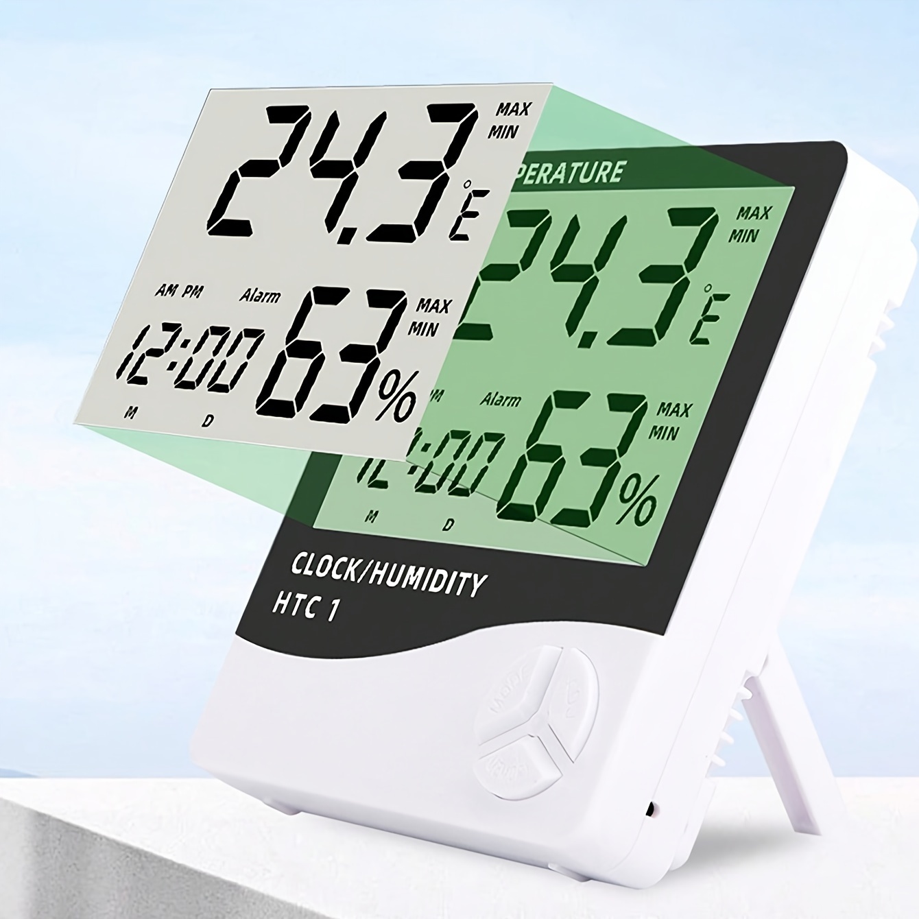 HTC-1 LCD Digital Thermometer Hygrometer