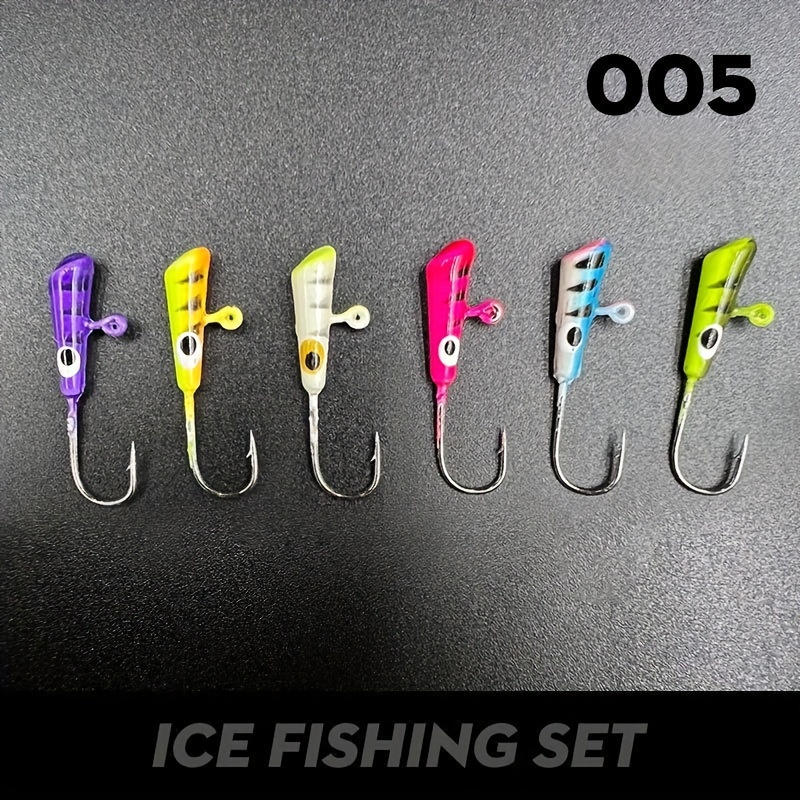 Carbon Steel Winter Ice Fishing Three-jaw Hook 8# 10# 12# 14# Fishing Hooks  High Carbon Steel Tackle Tools