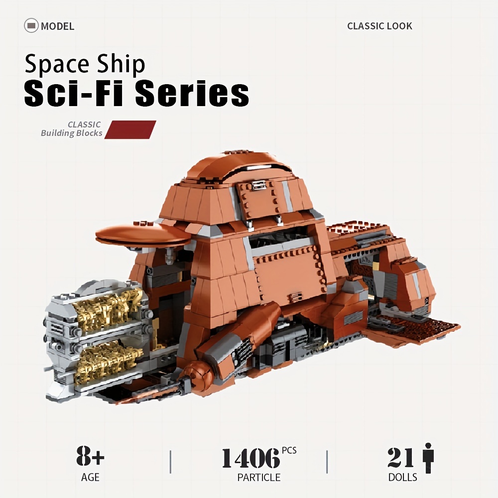 You receive 1 LEGO Star Wars custom STAP speeder bike trade federation droid