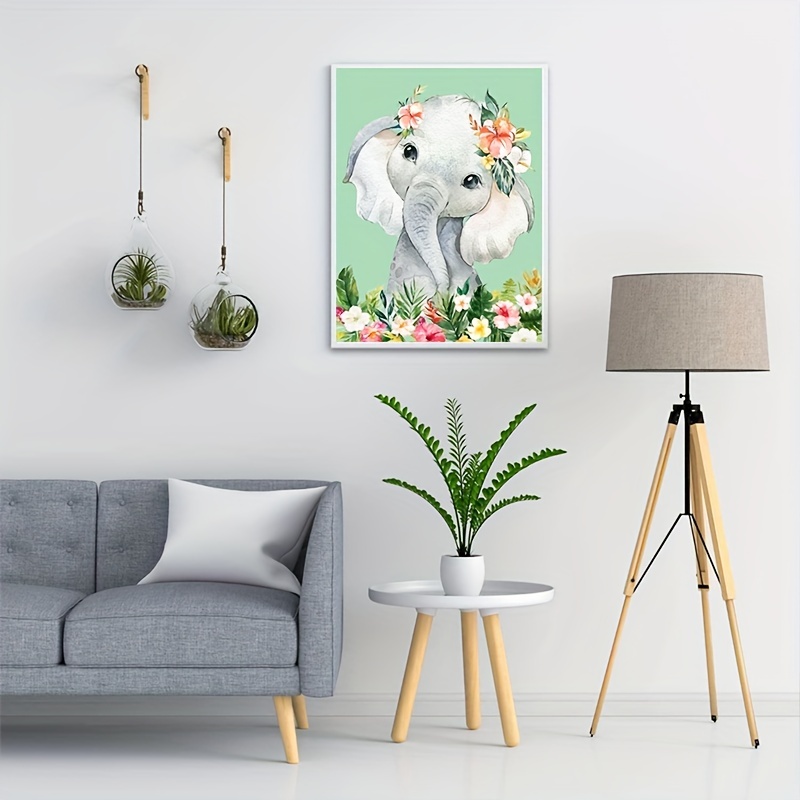 4 Sets Of Art Diamond Painting 5D DIY Animal Token Series Set Combination  Frameless Home Decorative Gift Painting 30 * 40cm / 11.8 * 15.7in