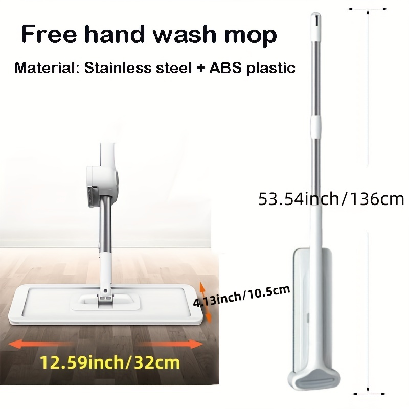 Hand-wash-free Mop, Automatic Handfree Washing Clip Towel Mop With Bucket  And Wringer Set - Convenient And Efficient Cleaning Solution - Temu