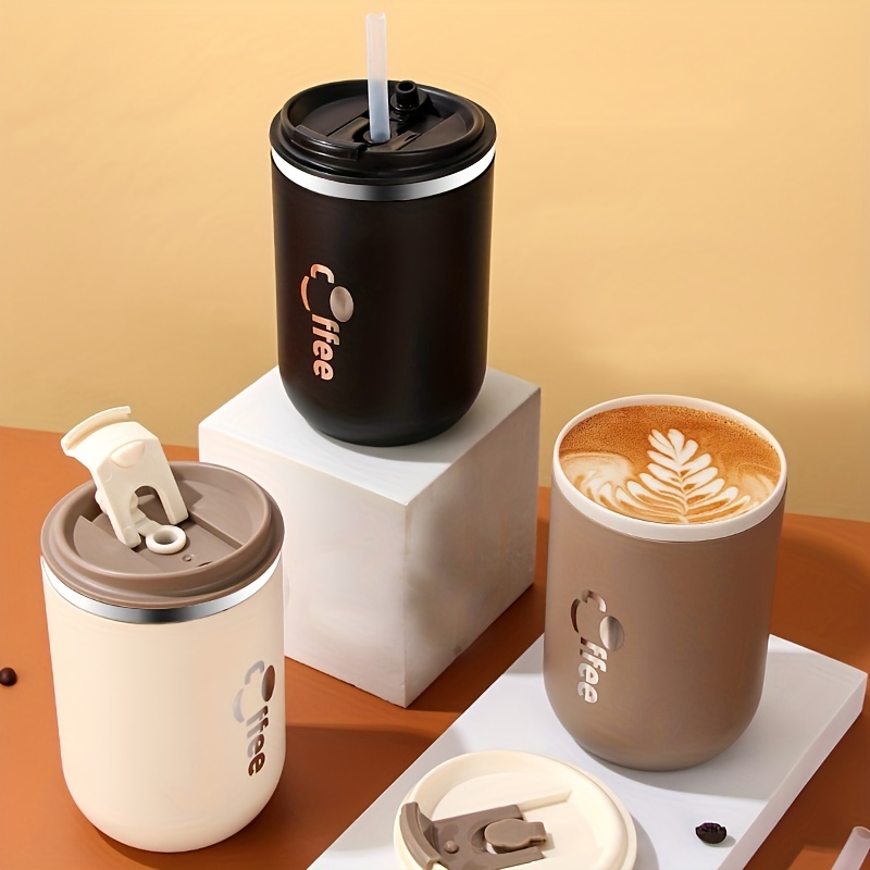 ▷ Chollo Taza de café para llevar eeQiu de 380 ml sin BPA y a prueba de  fugas por sólo 14,43€ (28% de descuento)