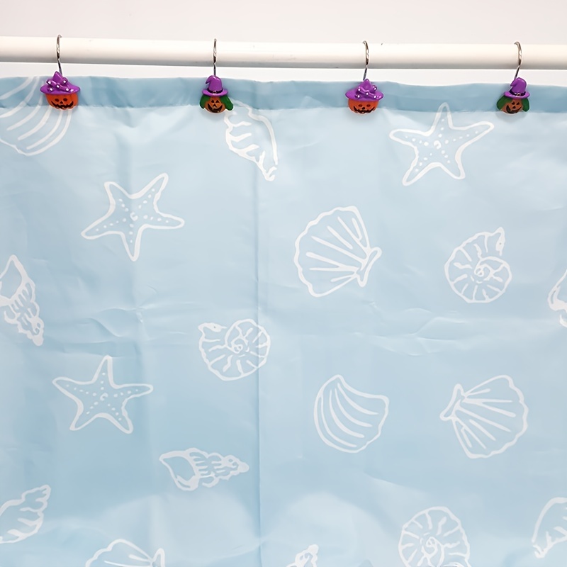 Rust proof Resin Christmas Shower Curtain Hooks Decorative - Temu Canada
