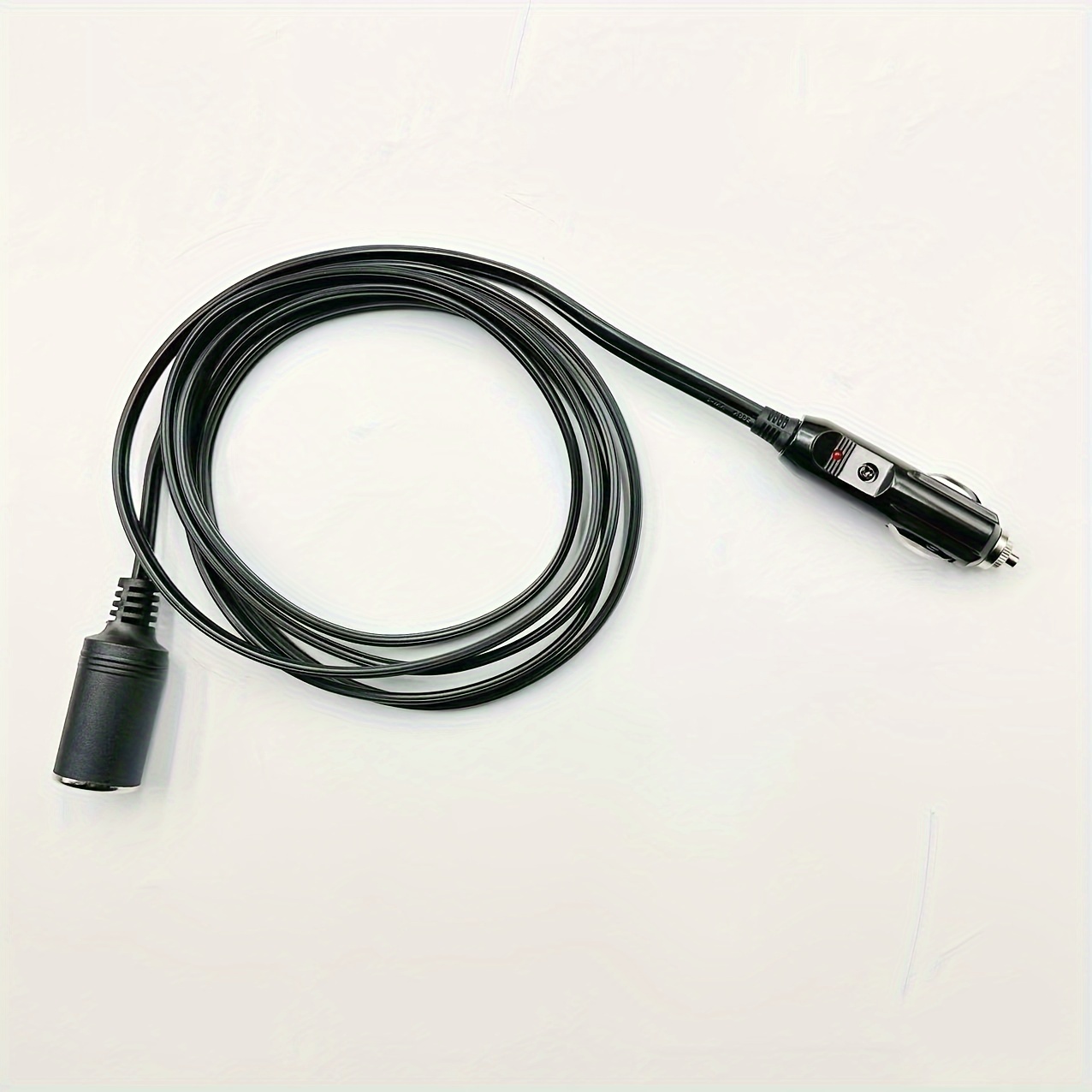 Enchufe Hembra de Mechero de Coche a DC 5.5mm x 2.1mm Enchufe Adaptador  Cable de Alimentación 30cm,12V/24V Mini Doble USB Cargador de Coche Enchufe  del Encendedor de Cigarrillos Carga Rápida : 