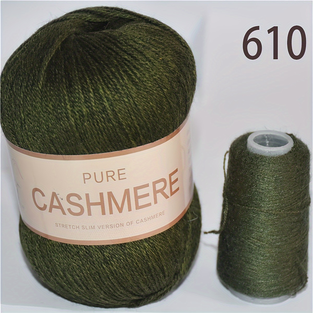 Pure Mongolian Cashmere Yarn Crochet Hand-knitted Cashmere