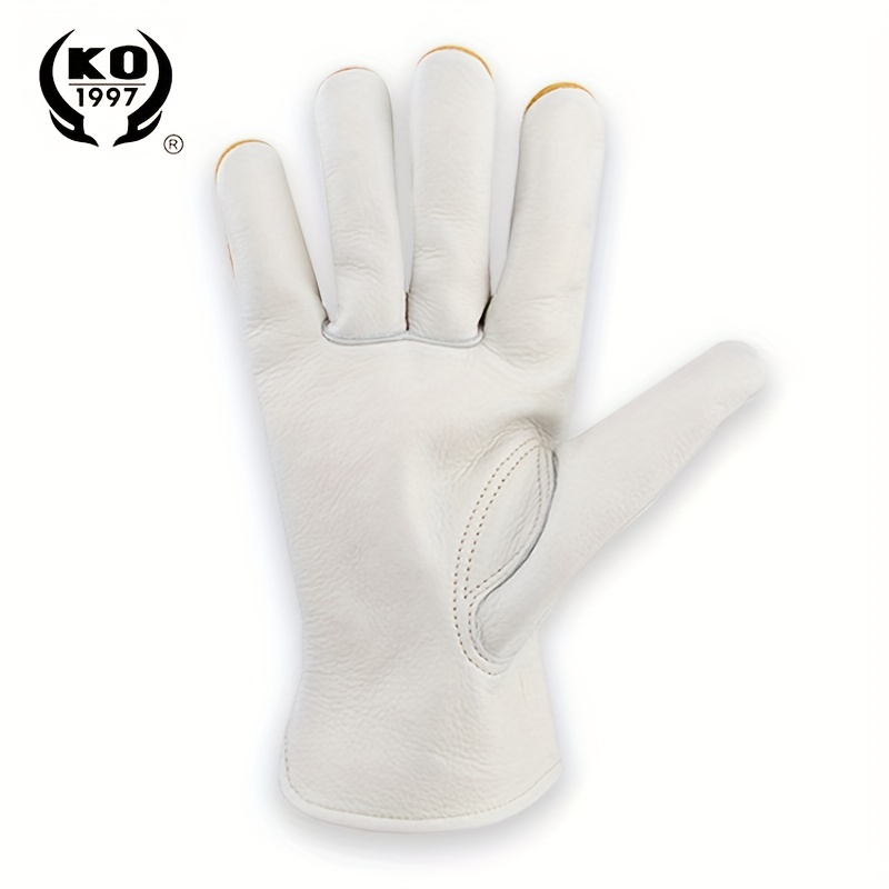  Vgo 1 par de guantes de jardinería para mujer, guantes de  trabajo de cuero sintético suave, protección contra golpes (talla S, azul,  SL7476) : Patio, Césped y Jardín