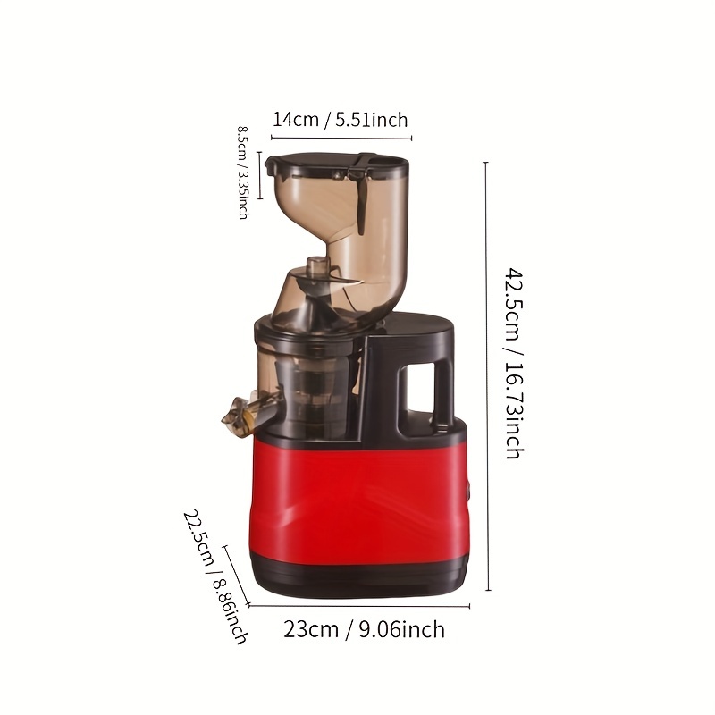 Low-speed Slow Juicer, Fully Automatic Juicer Juice Residue Separation  Household Multifunctional Fruit Small Commercial Original Juice Machine  Automat