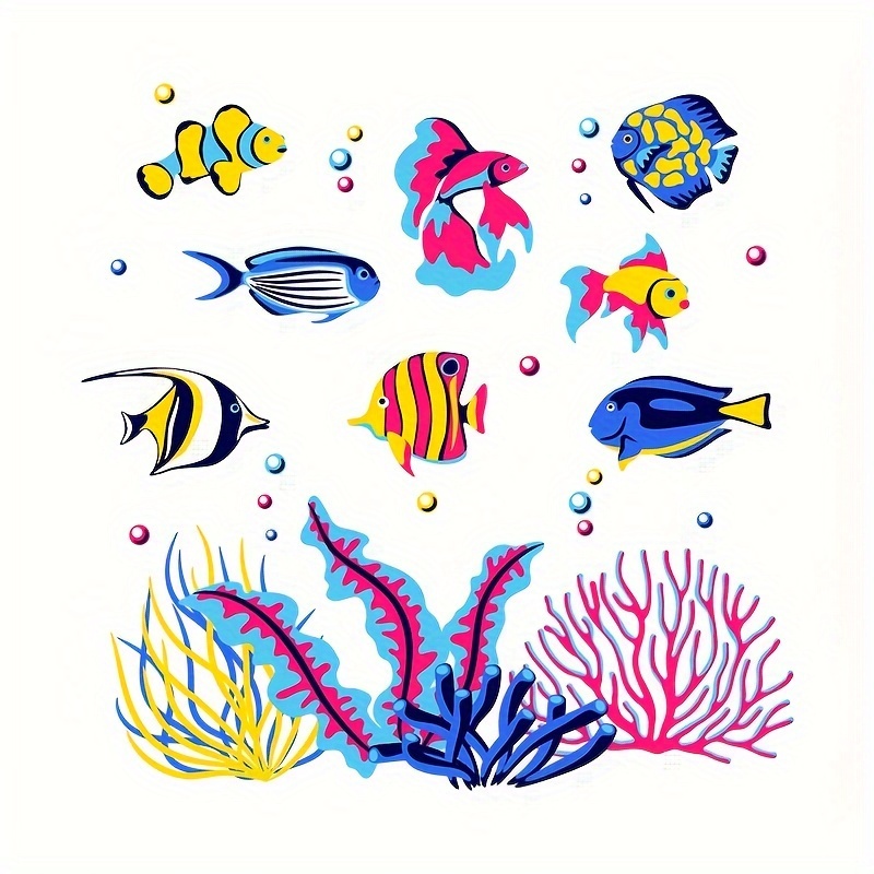 Fish Sticker Waterproof Sticker Quick - Temu United Kingdom