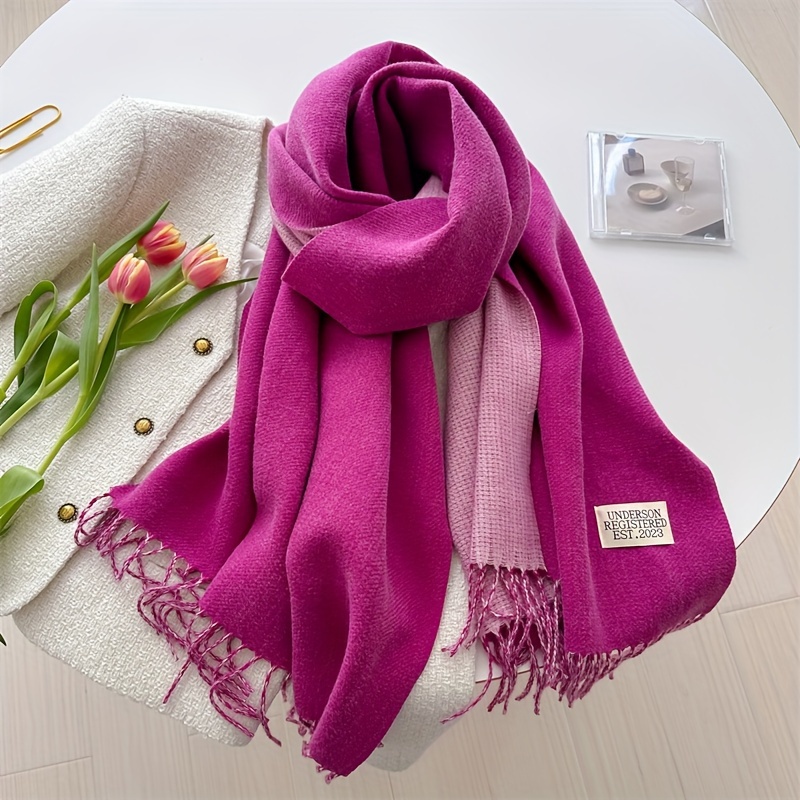 Magenta Cashmere Scarf