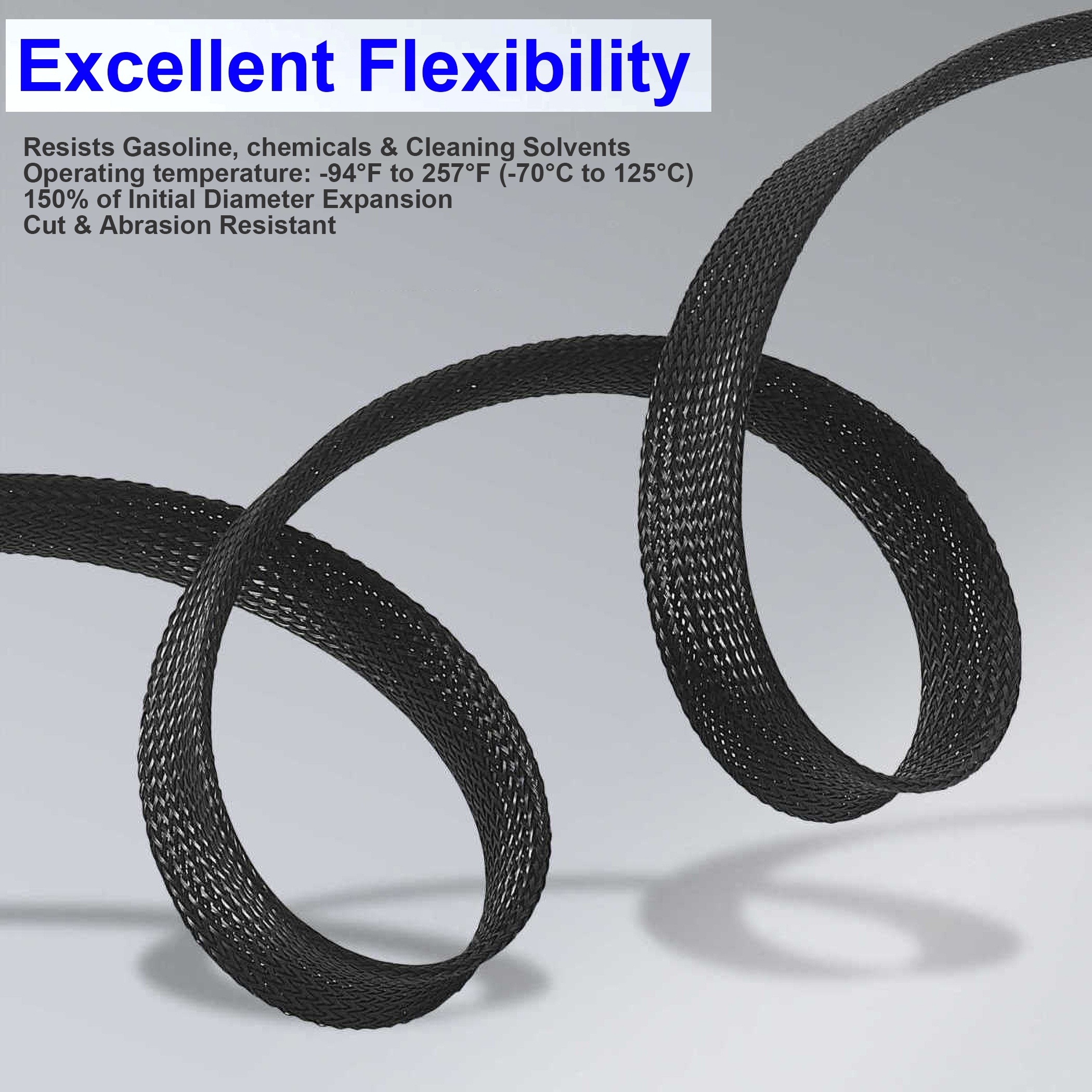 Pet Braided Sleevingexpandable/Flexible/Cable Protective Management/Wire  Management/Wrap Sleeve - China Expandable Sleeving, Pet Expandable Braided  Sleeving