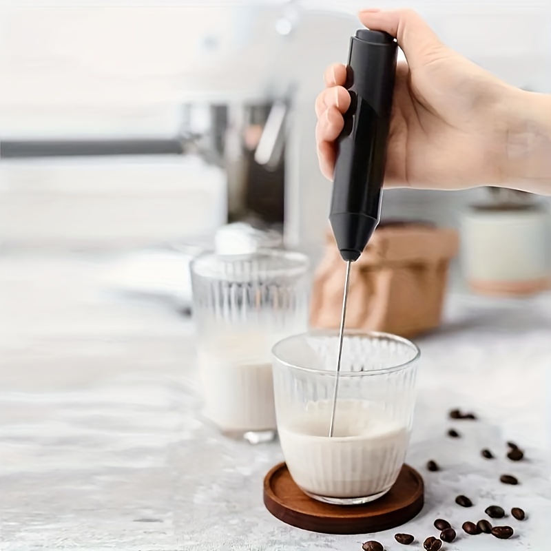 Hot New Handheld Electric Stir Stick Milk Frother Foamer Stiring Whisk Head  Agitator Mixer Kitchen Coffee Stirrer Maker Tool