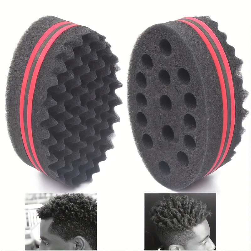 3pcs/Set Hair Twist Sponge Kit, Curl Sponge Brush, Afro Twist Hair Comb,  DIY Hairdressing Tools For Dreadlock And Afro Hair