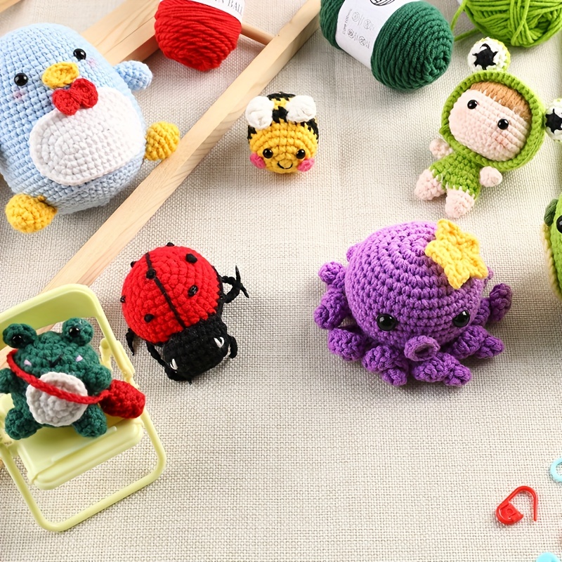 Kit De Crochet Pour Débutant Kit D'animaux Au Crochet Avec - Temu Canada