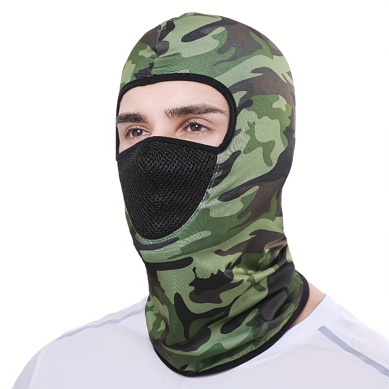 Camouflage Outdoor Cyclisme Chasse Capuche Protection Balaclava Tête Couvre- visage