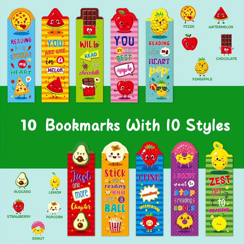 Cartoon Cute Paper Bookmarks Student Reward Gifts - Temu