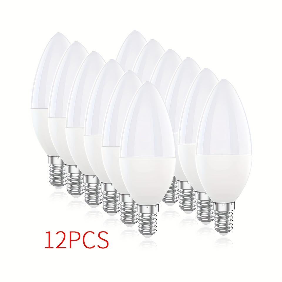 Juego De 6 Bombillas LED Regulables E12 Para Lámpara De - Temu
