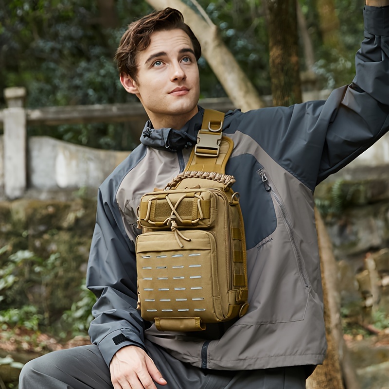 Men's Versatile Outdoor Crossbody Bag Fishing Camping - Temu Canada