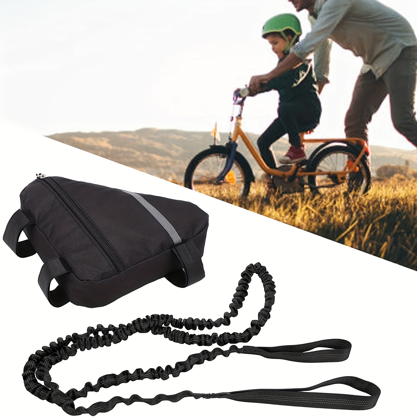 Outdoor Eltern-Kind-Zugseil Mountainbike Anhänger Seil