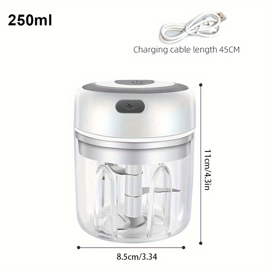 Mini Food Processor USB Rechargeable Fruit and Vegetable Chopper