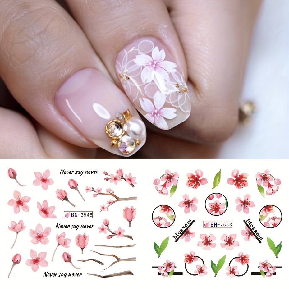Cherry Blossom Nails : r/simplynailogical